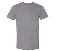 (XXL, Graphite Heather) Gildan Mens Short Sleeve Soft-Style T-Shirt