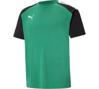 (XXL, Green/Black/White) Puma Mens TeamPACER Colour Block T-Shirt