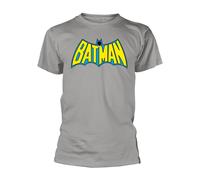 (XXL, Grey) Batman Unisex Adult Retro T-Shirt