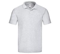 (2XL, Grey Heather) Fruit of the Loom Mens Original Polo Shirt