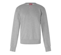 (XXL, Grey Melange) Diesel Mens S-Ginn-D Felpa Embroidered Logo Sweatshirt