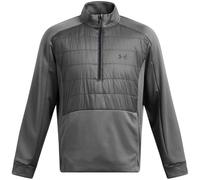 (XXL, Grey) Under Armour Mens Solid Half Zip Sweat Jacket