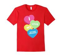 (XXL) i love my second graders valentine day great gift t shirt-Father's Day