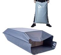 XXL Inch Mailing Bags - Self Adhesive, Waterproof and Tear-Proof Postal Bags - Large Sized Grey Plastic Mailing Mail Post Postage Plastic Bags XL (100, 28" x 34" (700mm x 850mm))