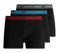 Jack & Jones Men's Jacwaistband Trunks 3 Pack Noos Boxer Shorts, Black Â- Black (12127816)., XXL UK