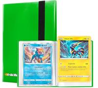 XXL Jumbo Trading Card Album - Capacity 60 Real GX Promo Cards, VMAX, V or EX, 30 Pages for Jumbo Cards, Album with Sleeves Size 21x14.5cm (Green)