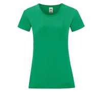 (XXL, Kelly Green) Fruit Of The Loom Womens/Ladies Iconic T-Shirt