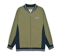 (XXL, Khaki Green/Dark Navy/White) Lambretta Mens Vintage Jacket
