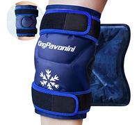 XXL Ice Pack Wrap Around Entire Knee After Surgery, Reusable Gel Large Ice Pack for Knee Injuries, Pain Relief, Swelling, Knee Surgery, Sports Injuries, 1 Pack Blue
