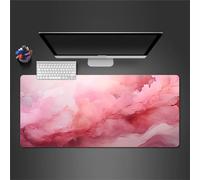XXL Large Mouse Mat 27.6x15.7x0.12 inch Gaming Mouse Pad,Abstract Pink Extended Mouse Pad,Desk Protector Mat with Anti-Slip Base,Mousepad Improved Precision and Speed for Home Office Gaming Room