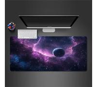 XXL Large Mouse Mat 39.4x19.7x0.12 inch Gaming Mouse Pad,Universe Planet Extended Mouse Pad,Desk Protector Mat with Anti-Slip Base,Mousepad Improved Precision and Speed for Home Office Gaming Room