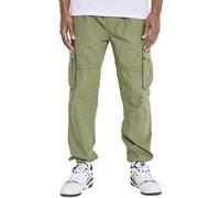 Bench Mens Devvie Twill Military Cargo Pants Trousers - Light Khaki - XXL