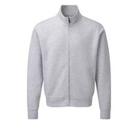 (XXL, Light Oxford) Russell Mens Authentic Sweat Jacket