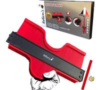 XXL Lockable Contour Gauge - Metal Lock - Contour Copier - Cutting Jig - Profile Duplicator - Shape Protractor - Measuring Tool Kit for Flooring Tiles