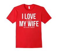 (XXL) Men's Funny I Love (it when) My Wife (gets me a beer) T-shirt-Father's Day