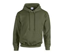 (XXL, Military Green) Gildan Unisex Adult Heavy Blend Hoodie