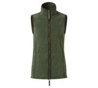 Premier Womens/Ladies Artisan Fleece Gilet (Moss Green/Brown) - Size 2XL