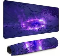 XXL Mouse Mat 700x400x3mm Purple Desk Mat Large, Waterproof Soft Cloth, Non-Slip Rubber Base, Gaming Mouse Pad Fantasy with Precision Locked Edges Computer Keyboard Pad for Home Office Gifts xg-648