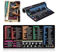 XXL Mouse Mat, 900 x 400 x 2 mm, Excel Shortcuts Mousepad, German for Word PPT Windows, Large Mouse Pad, Non-Slip Desk Mat for Office, Home, Improves Speed (XXL)