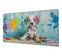XXL Mouse Mat Color Gaming Mouse Pad 19.7x9.8 inch Large Desk Mat Dog Desk Accessories Mousepad Computer Accessories Office Product Improved Precision and Speed Mousemat, for Home Office Gaming D-166