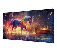 XXL Mouse Mat Color Gaming Mouse Pad 35.4x15.8 inch Large Desk Mat Animal Desk Accessories Mousepad Computer Accessories Office Product Precision Speed Mousemat, for Home Office Work Gaming D-132