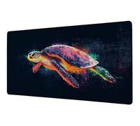 XXL Mouse Mat Color Gaming Mouse Pad 39.4x19.7 inch Large Desk Mat Sea Turtles Desk Accessories Mousepad Computer Accessories Office Product Precision Speed Mousemat, for Home Office Gaming D-160