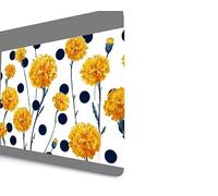 XXL Mouse Mat Desk Mats Non-Slip Base, Durable Waterproof Desk Mat for Office, PC Gaming Accessories Laptop - Precision Tracking Smooth Glide, Large Games, Offices (800x400x3 mm Yellow flowers) V-616