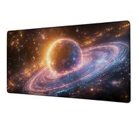XXL Mouse Mat Dream Gaming Mouse Pad 35.4x19.7 inch Large Desk Mat Galaxy Desk Accessories Mousepad Computer Accessories Office Product Precision Speed Mousemat, for Home Office Work Gaming D-688