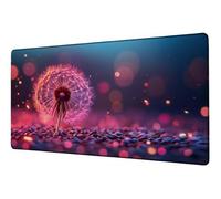 XXL Mouse Mat Dream Gaming Mouse Pad 47.2x23.6 inch Large Desk Mat Dandelion Desk Accessories Mousepad Computer Accessories Office Product Precision Speed Mousemat, for Home Office Work Gaming D-718