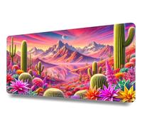 XXL Mouse Mat - Mouse Pad 800x400x3mm - Mice Mat Pad For Precision and Speed - Desk Pad XXXL Extended - Non-Slip Rubber Base - For Mouse and Keyboard - Surreal Desert Bloom
