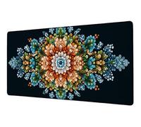 XXL Mouse Mat Plant Gaming Mouse Pad 35.4x15.8 inch Large Desk Mat Retro Desk Accessories Mousepad Computer Accessories Office Product Precision Speed Mousemat, for Home Office Work Gaming D-738