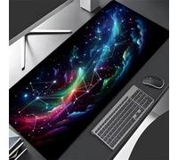 XXL Mouse Pad 1000x500x2mm Extended Desk pad, Fantasy Universe Gaming mouse Mat for Desk with Stitched Edges and Non-Slip Rubber Base, mouse Pads for PC, Laptop, Office