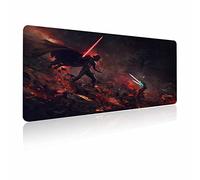 XXL Mouse Pad Ahsoka-Tano Vs Vader,Extra Large Gaming Mousepad Laptop Desk Mat,Non-Slip Rubber Base,Stitched Edges,Smooth Fabric,Computer Keyboard & Mice Combo Pads for Office Game 31.5x15.7