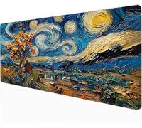 XXL Mouse Pad - Landscape 800x400mm Large Gaming Mouse Mat - With Anti-Slip Base, Extended Big Keyboard Mousepad - Waterproof Durable for PC, Laptop, Desk Mat, Gaming Gifts Gamer, Abstract -92594