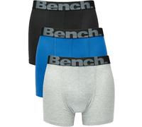 (XXL, Multi) Bench Mens Hamlet 3-Pack Logo Waistband Underwear Boxers Boxer Shorts - Multi