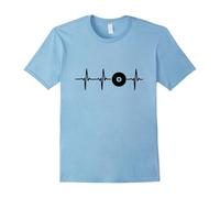 (XXL) My Heart Beats For Pool Billiard T-Shirt - I Love Pool Shirt-Father's Day