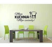 XXL My Kitchen My Rules Quote Wall Stickers Kitchen Home Decor Cartoon Decoration Decals Wall Art Wallpaper Beautiful Mural Art