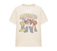 (XXL, Natural) Transformers Womens/Ladies Generations 1 Heroes Autobots Vintage T-Shirt