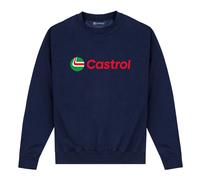 (XXL, Navy Blue) Castrol Unisex Adult Lock Up Sweatshirt