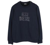 (XXL, Navy Blue) Diesel Unisex Adult Monotone Logo Sweatshirt