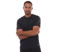 (XXL, Navy) Emporio Armani Mens EA7 Logo Cotton Jersey T-Shirt