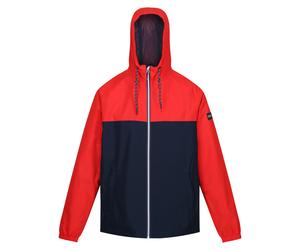 (XXL, Navy/High Risk Red) Regatta Mens Belcastel Waterproof Jacket
