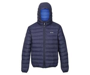 (XXL, Navy/New Royal) Regatta Mens Marizion Baffled Hooded Padded Jacket