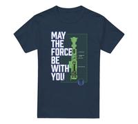 (XXL, Navy) Star Wars Mens Force Lightsaber T-Shirt