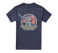 (XXL, Navy) Transformers Unisex Adult Generations Flea Market Heroic Autobot Optimus Prime T-Shirt