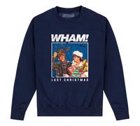 (XXL, Navy) Wham Unisex Adult Last Christmas Sweatshirt
