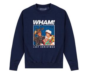 (XXL, Navy) Wham Unisex Adult Last Christmas Sweatshirt