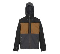 (XXL, Nut Brown/Black/Ash) Regatta Mens Maland Insulated Waterproof Jacket