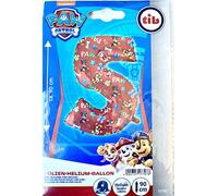 XXL Paw Patrol Foil Balloon * Number 5 * as Decoration for Children's Birthday and Party | 90 cm | for Air and Helium | Dogs Skye Children's Birthday Balloon Decoration Foil Balloons