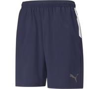 (XXL, Peacoat/Peacoat Navy) Puma Mens TeamLIGA Sideline Side Stripe Football Shorts
